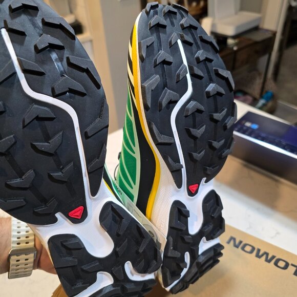 Salomon XT-6 Men's Bright Green Sulphur 475831 Hiking Trail Mens Size 13 NEW - Picture 9 of 15